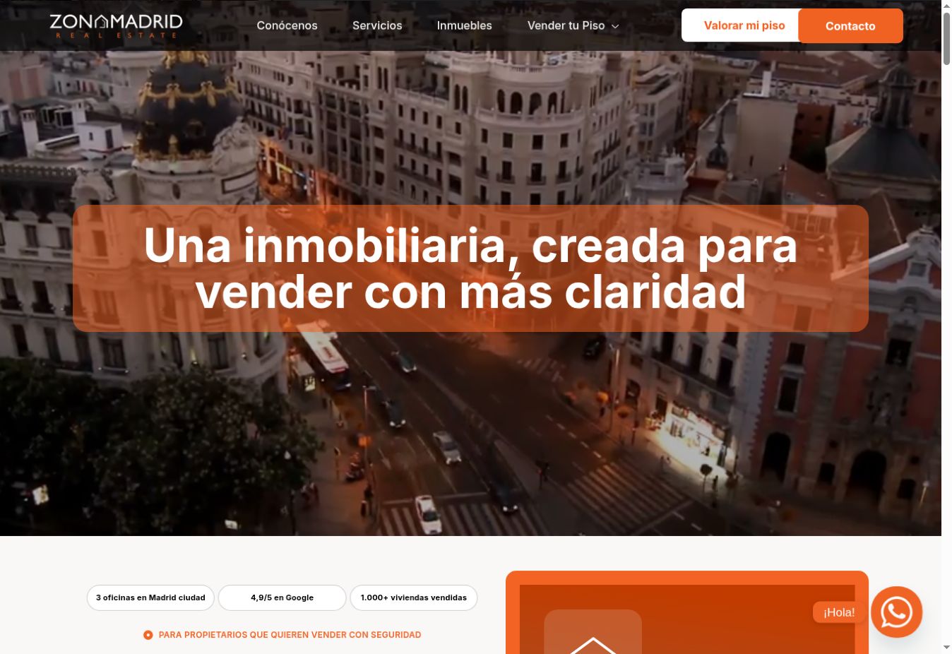Captura de la web de Zona Madrid